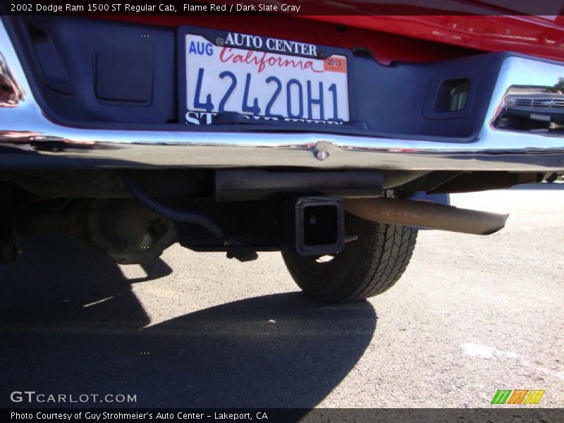 Flame Red / Dark Slate Gray 2002 Dodge Ram 1500 ST Regular Cab
