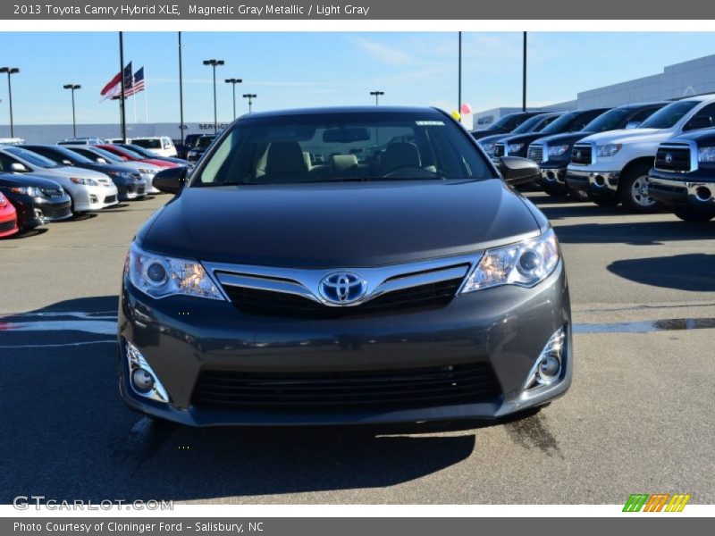 Magnetic Gray Metallic / Light Gray 2013 Toyota Camry Hybrid XLE