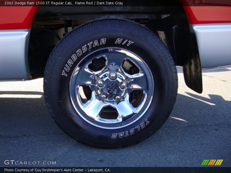 Flame Red / Dark Slate Gray 2002 Dodge Ram 1500 ST Regular Cab