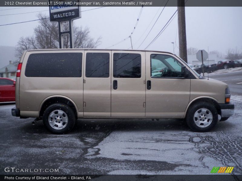 Sandstone Metallic / Neutral 2012 Chevrolet Express LT 1500 AWD Passenger Van