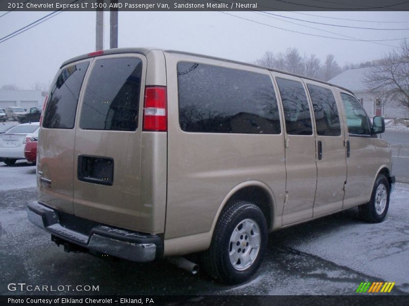 Sandstone Metallic / Neutral 2012 Chevrolet Express LT 1500 AWD Passenger Van