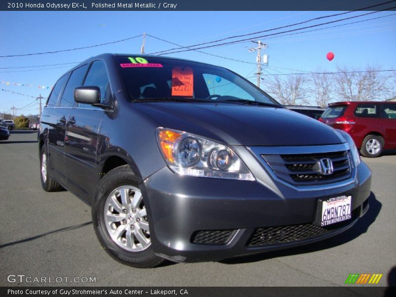 Polished Metal Metallic / Gray 2010 Honda Odyssey EX-L