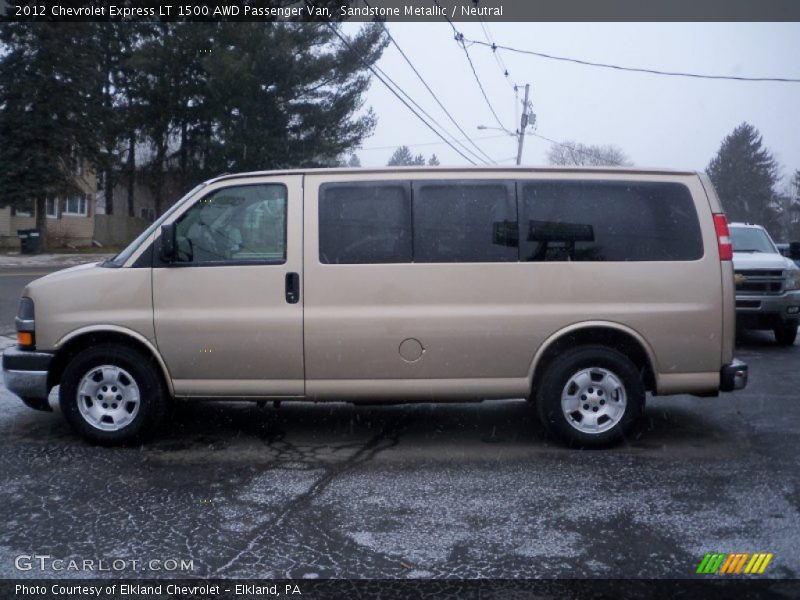 Sandstone Metallic / Neutral 2012 Chevrolet Express LT 1500 AWD Passenger Van