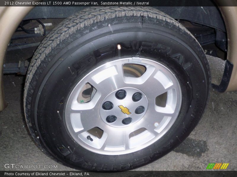 Sandstone Metallic / Neutral 2012 Chevrolet Express LT 1500 AWD Passenger Van