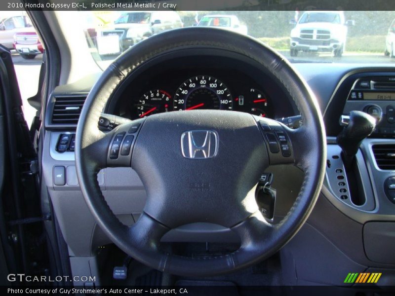 Polished Metal Metallic / Gray 2010 Honda Odyssey EX-L