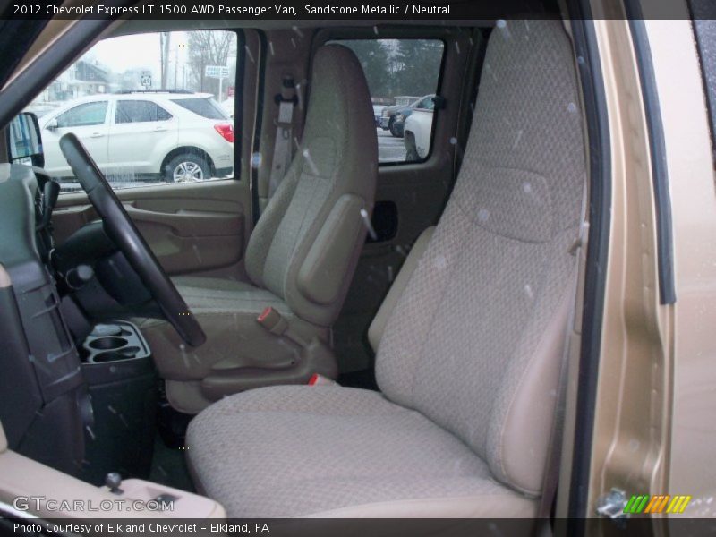 Sandstone Metallic / Neutral 2012 Chevrolet Express LT 1500 AWD Passenger Van
