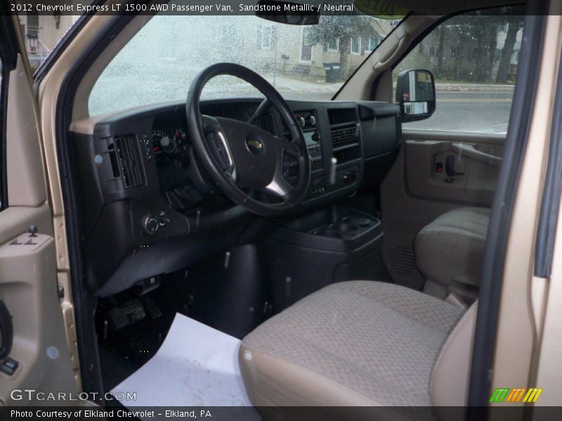 Sandstone Metallic / Neutral 2012 Chevrolet Express LT 1500 AWD Passenger Van