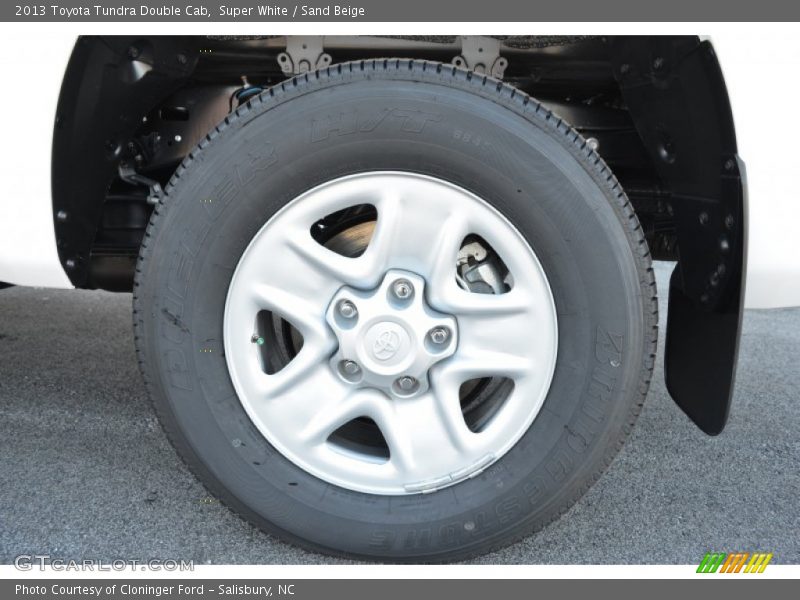 Super White / Sand Beige 2013 Toyota Tundra Double Cab