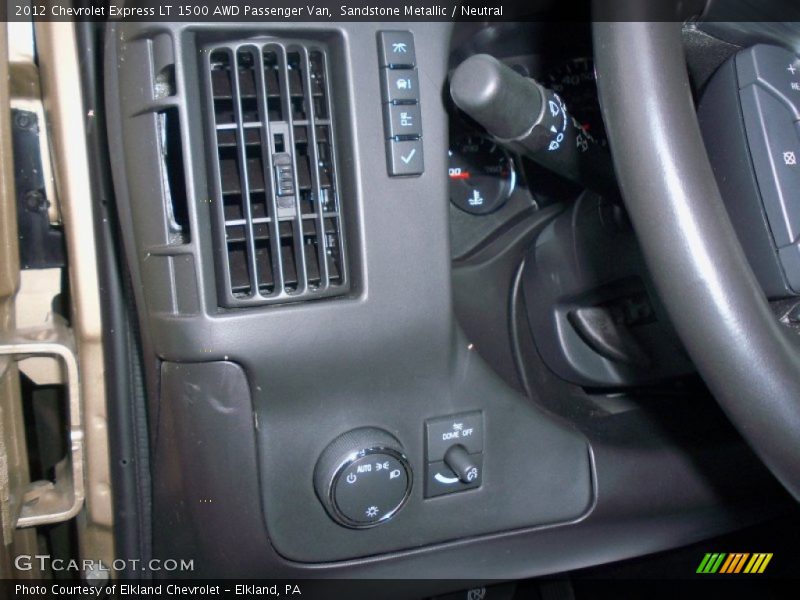 Sandstone Metallic / Neutral 2012 Chevrolet Express LT 1500 AWD Passenger Van