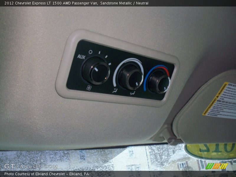Sandstone Metallic / Neutral 2012 Chevrolet Express LT 1500 AWD Passenger Van