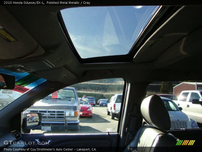 Polished Metal Metallic / Gray 2010 Honda Odyssey EX-L