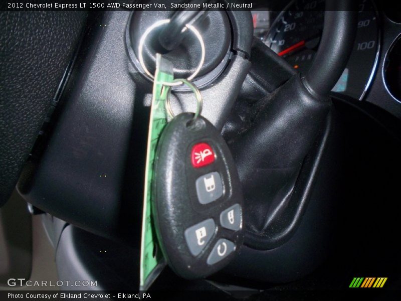 Sandstone Metallic / Neutral 2012 Chevrolet Express LT 1500 AWD Passenger Van