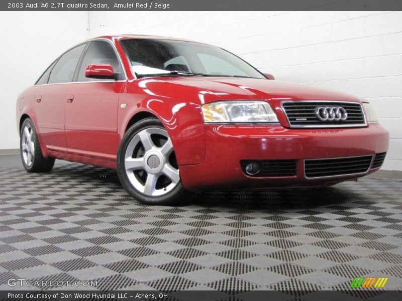 Amulet Red / Beige 2003 Audi A6 2.7T quattro Sedan