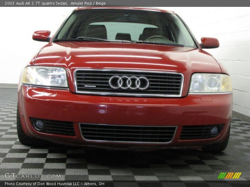 Amulet Red / Beige 2003 Audi A6 2.7T quattro Sedan