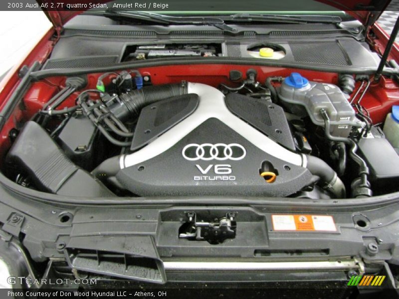 Amulet Red / Beige 2003 Audi A6 2.7T quattro Sedan