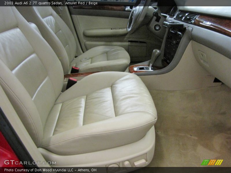 Amulet Red / Beige 2003 Audi A6 2.7T quattro Sedan