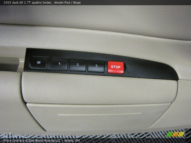 Amulet Red / Beige 2003 Audi A6 2.7T quattro Sedan