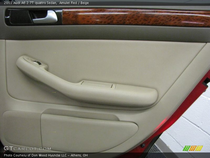 Amulet Red / Beige 2003 Audi A6 2.7T quattro Sedan