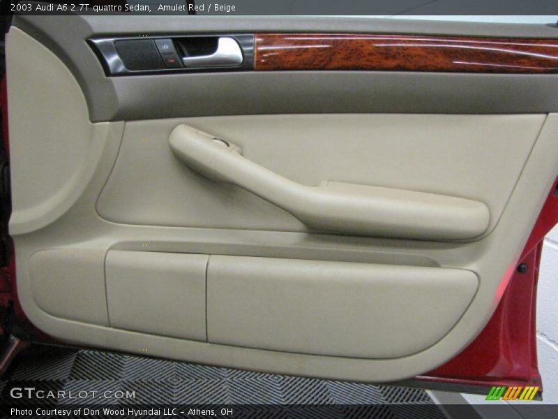 Amulet Red / Beige 2003 Audi A6 2.7T quattro Sedan