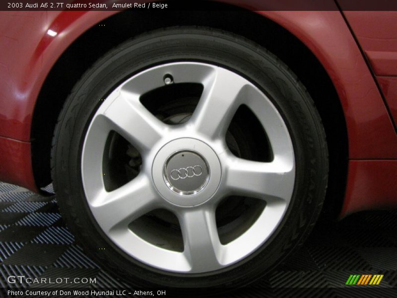 Amulet Red / Beige 2003 Audi A6 2.7T quattro Sedan