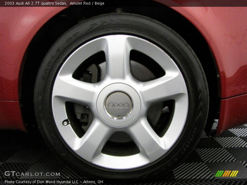 Amulet Red / Beige 2003 Audi A6 2.7T quattro Sedan