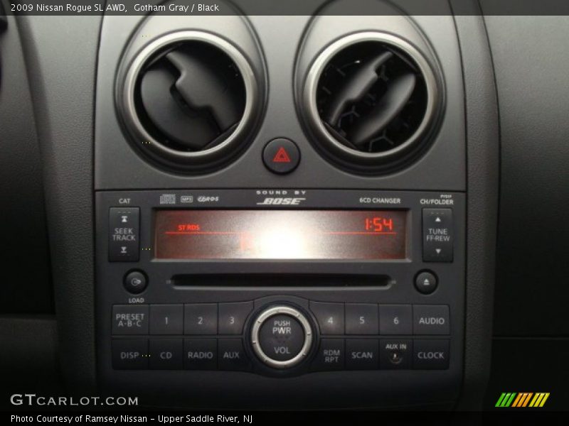 Gotham Gray / Black 2009 Nissan Rogue SL AWD