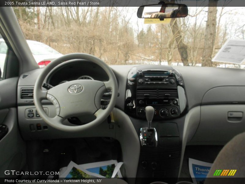 Salsa Red Pearl / Stone 2005 Toyota Sienna LE AWD