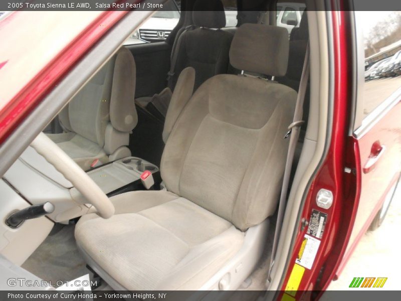 Salsa Red Pearl / Stone 2005 Toyota Sienna LE AWD