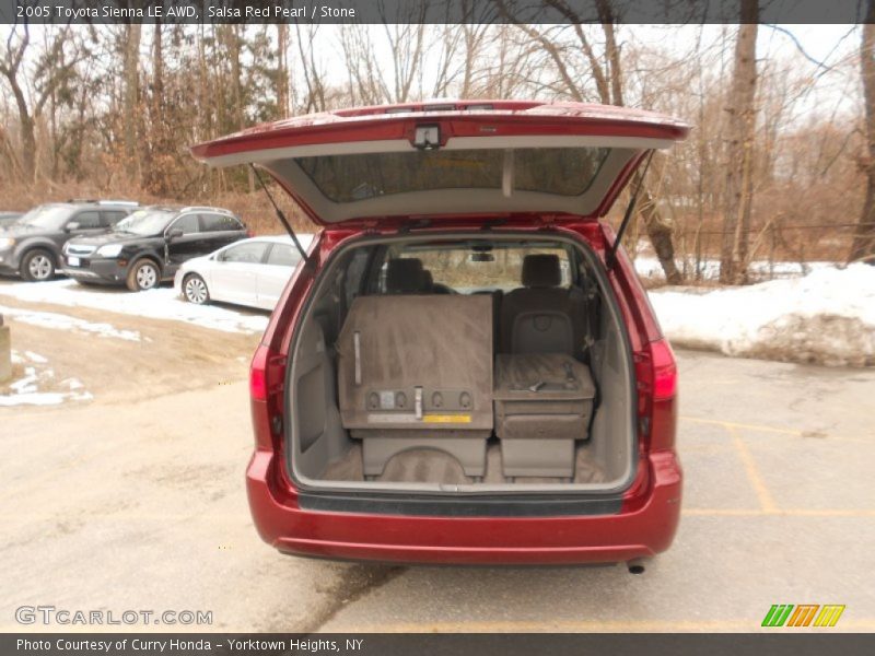 Salsa Red Pearl / Stone 2005 Toyota Sienna LE AWD