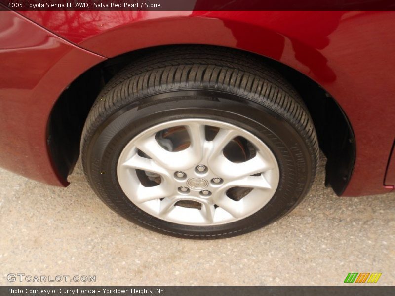 Salsa Red Pearl / Stone 2005 Toyota Sienna LE AWD