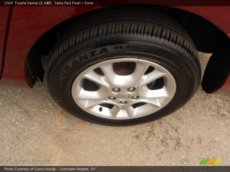 Salsa Red Pearl / Stone 2005 Toyota Sienna LE AWD
