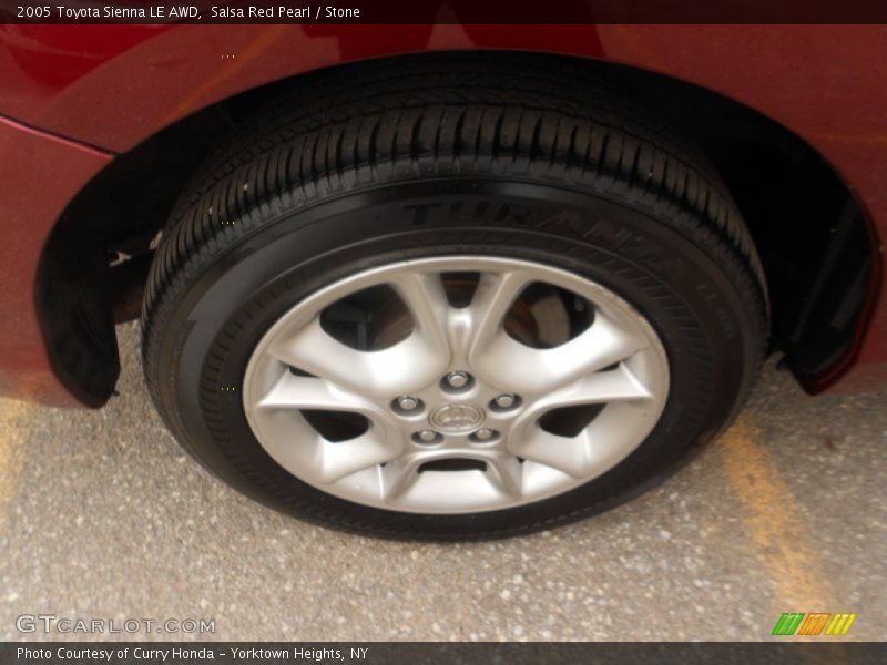 Salsa Red Pearl / Stone 2005 Toyota Sienna LE AWD