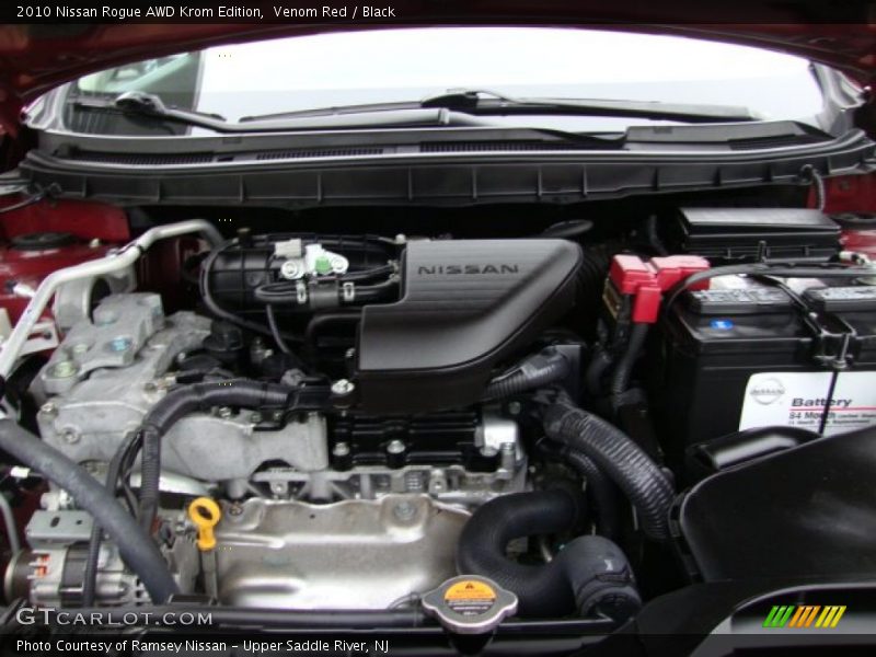 Venom Red / Black 2010 Nissan Rogue AWD Krom Edition
