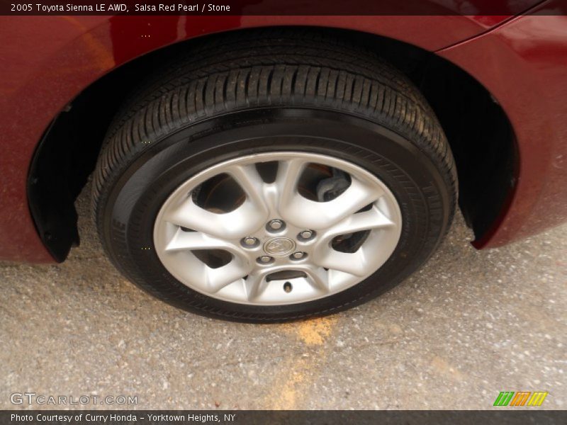 Salsa Red Pearl / Stone 2005 Toyota Sienna LE AWD