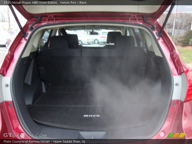 Venom Red / Black 2010 Nissan Rogue AWD Krom Edition