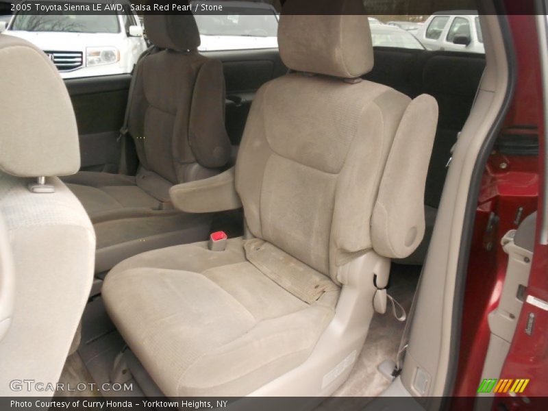 Salsa Red Pearl / Stone 2005 Toyota Sienna LE AWD