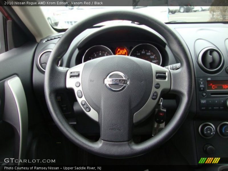 Venom Red / Black 2010 Nissan Rogue AWD Krom Edition