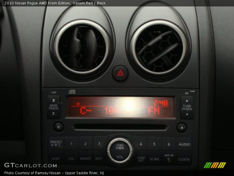 Venom Red / Black 2010 Nissan Rogue AWD Krom Edition