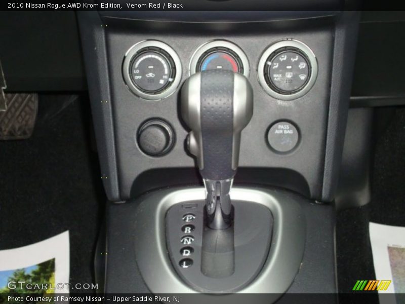 Venom Red / Black 2010 Nissan Rogue AWD Krom Edition