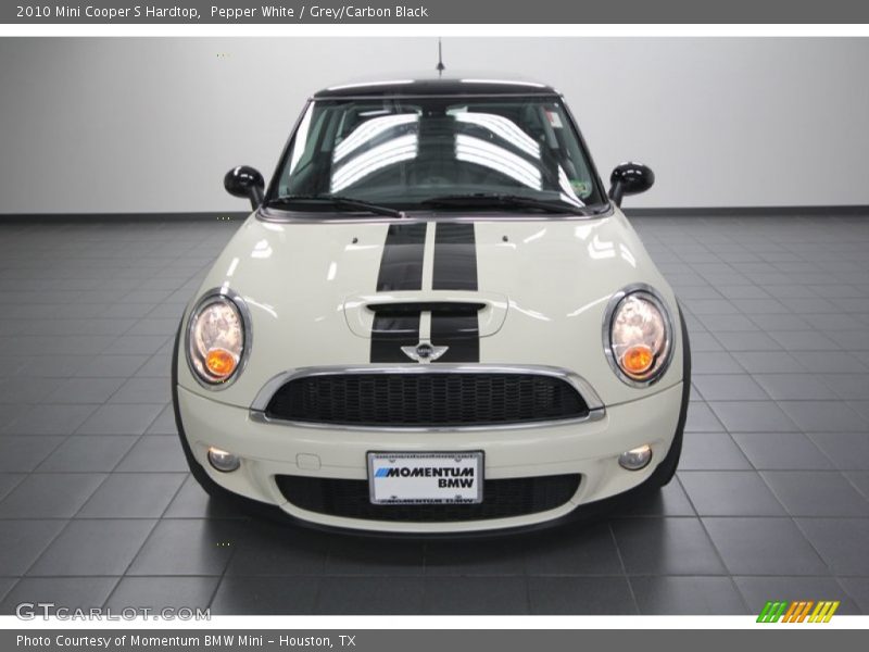 Pepper White / Grey/Carbon Black 2010 Mini Cooper S Hardtop