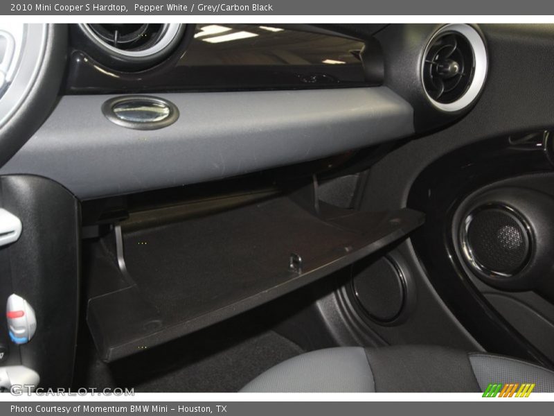Pepper White / Grey/Carbon Black 2010 Mini Cooper S Hardtop