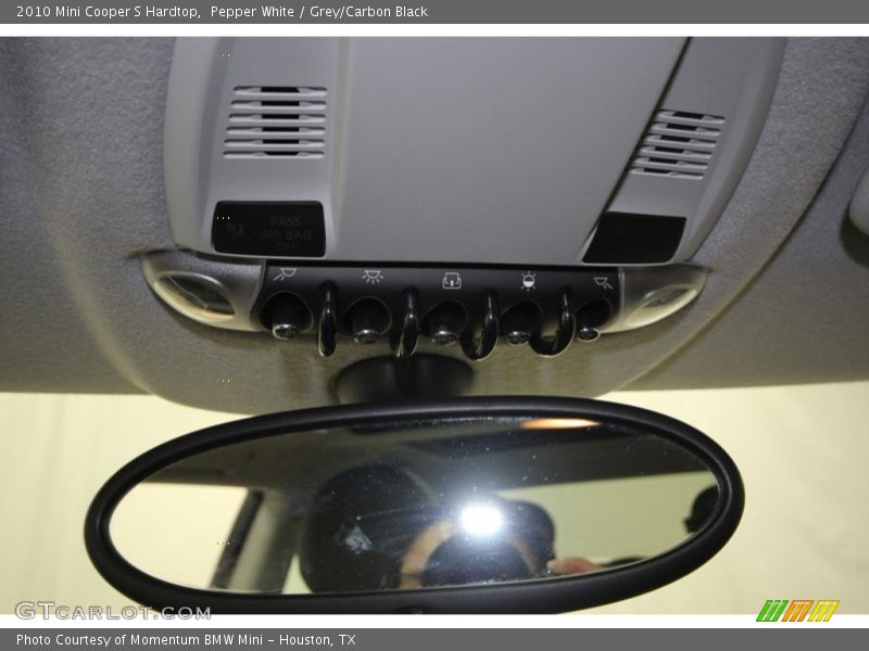 Pepper White / Grey/Carbon Black 2010 Mini Cooper S Hardtop