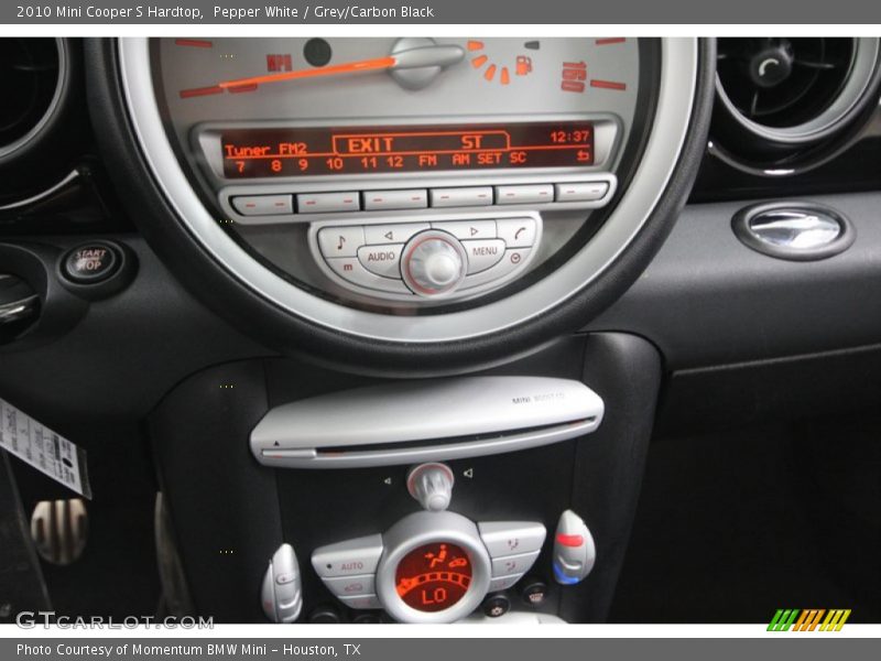 Pepper White / Grey/Carbon Black 2010 Mini Cooper S Hardtop