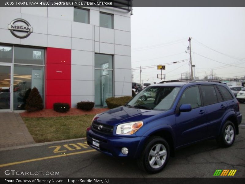 Spectra Blue Mica / Dark Charcoal 2005 Toyota RAV4 4WD