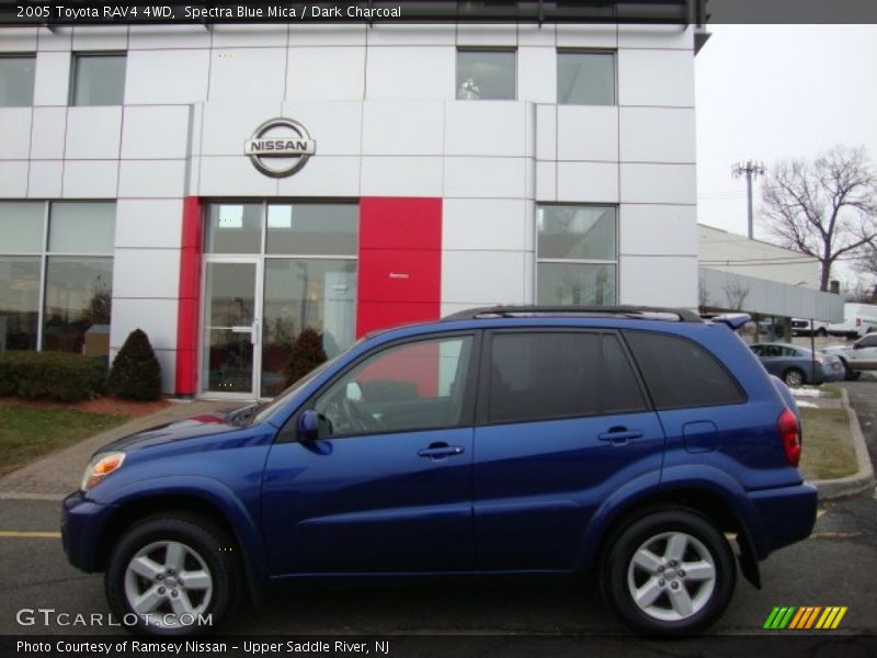 Spectra Blue Mica / Dark Charcoal 2005 Toyota RAV4 4WD