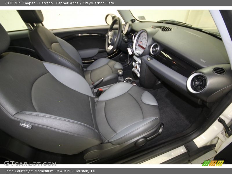 Front Seat of 2010 Cooper S Hardtop