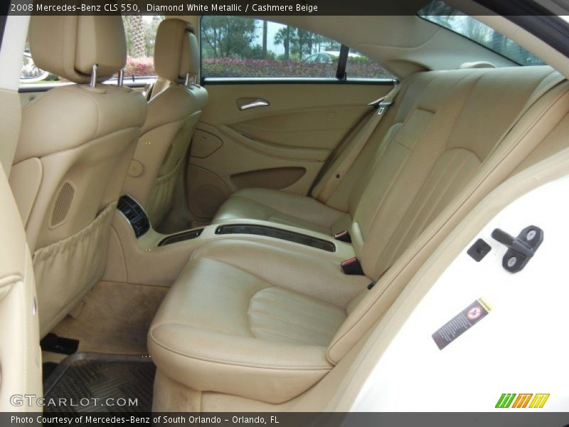 Diamond White Metallic / Cashmere Beige 2008 Mercedes-Benz CLS 550