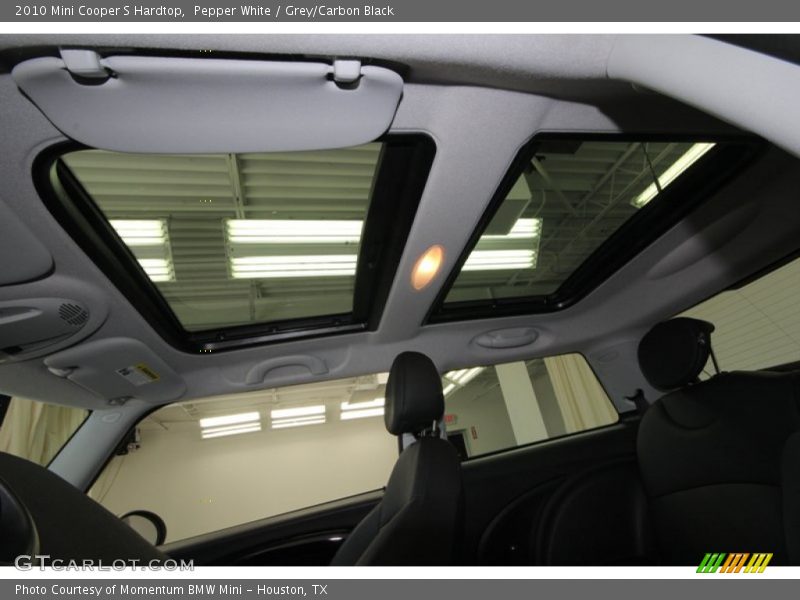 Sunroof of 2010 Cooper S Hardtop