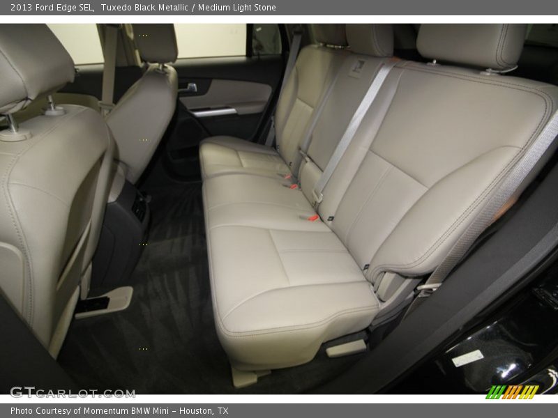 Tuxedo Black Metallic / Medium Light Stone 2013 Ford Edge SEL