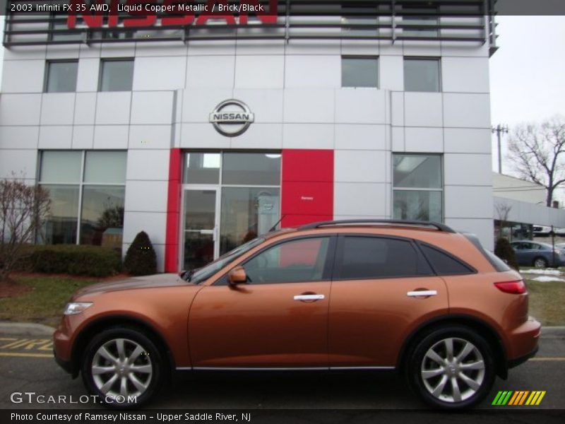  2003 FX 35 AWD Liquid Copper Metallic